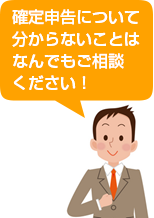 確定申告の必要がある方