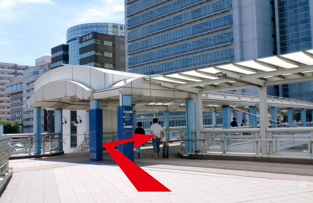 JR新横浜駅から小林会計事務所への詳細ルート
